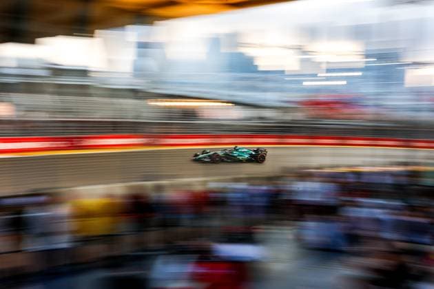 18 Lance Stroll (CAN, Aston Martin Aramco Cognizant F1 Team), F1 Grand Prix of Singapore at Marina Bay Street Circuit on September 16, 2023 in Singapore, Singapore. (Photo by HOCH ZWEI) Singapore Singapore