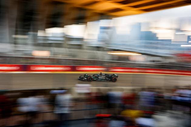 63 George Russell (GBR, Mercedes-AMG Petronas F1 Team), F1 Grand Prix of Singapore at Marina Bay Street Circuit on September 16, 2023 in Singapore, Singapore. (Photo by HOCH ZWEI) Singapore Singapore