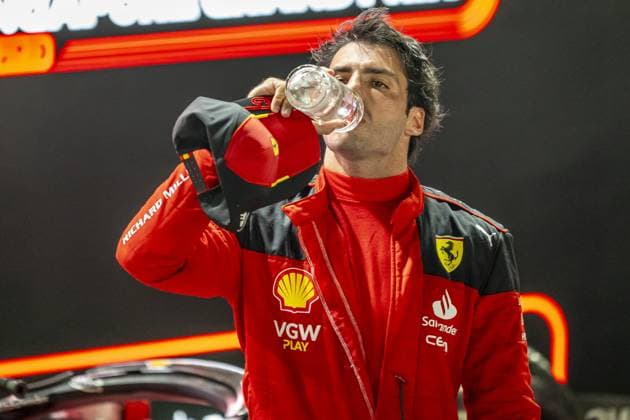 Formel 1, GP Singapur, Das Rennen Singapore - 17-09-2023, Marina Bay Street Circuit, Carlos Sainz at the Formula 1 Singapore Grand Prix 2023 Sunday Formula 1 Singapore Grand Prix 2023 Sunday  x22383489x Copyright: