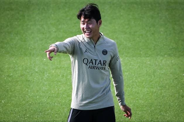 September 18, 2023, Poissy, France, France: Lee KANG-IN of PSG during a Paris Saint-Germain training session at Campus PSG on September 18, 2023 in Poissy near Paris, France. Poissy France - ZUMAm308 20230918_zsp_m308_009 Copyright: xMatthieuxMirvillex