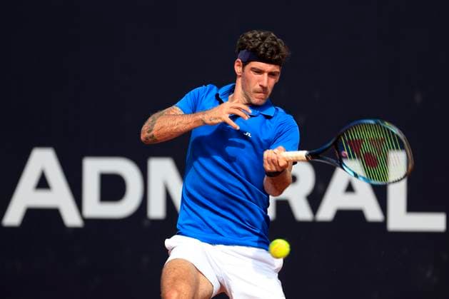 TENNIS - ATP, Tennis Herren Layjet Open BAD WALTERSDORF,AUSTRIA,18.SEP.23 - TENNIS - ATP Challenger Tour, Layjet Open. Image shows Gerald Melzer (AUT).  GEPAxpictures xMarioxBuehner-Weinrauch