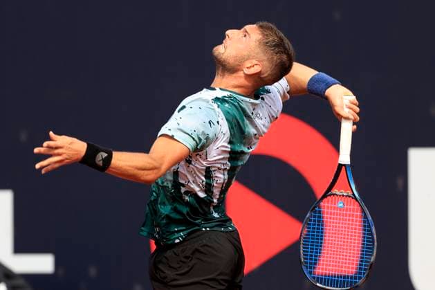 TENNIS - ATP, Tennis Herren Layjet Open BAD WALTERSDORF,AUSTRIA,18.SEP.23 - TENNIS - ATP Challenger Tour, Layjet Open. Image shows Andrea Picchione (ITA).  GEPAxpictures xMarioxBuehner-Weinrauch