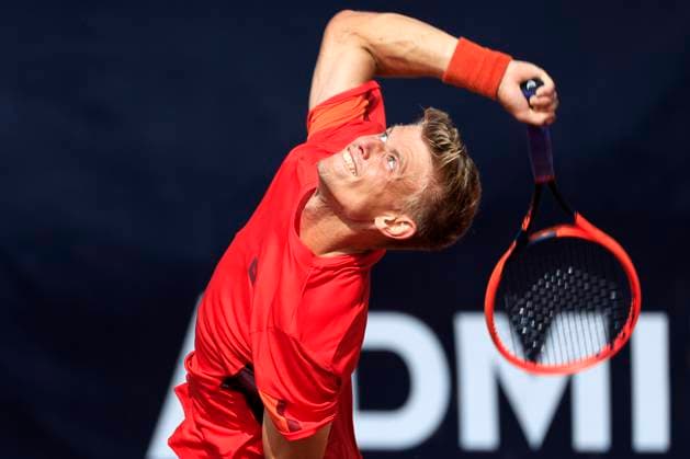 TENNIS - ATP, Tennis Herren Layjet Open BAD WALTERSDORF,AUSTRIA,18.SEP.23 - TENNIS - ATP Challenger Tour, Layjet Open. Image shows Marvin Moeller (GER).  GEPAxpictures xMarioxBuehner-Weinrauch