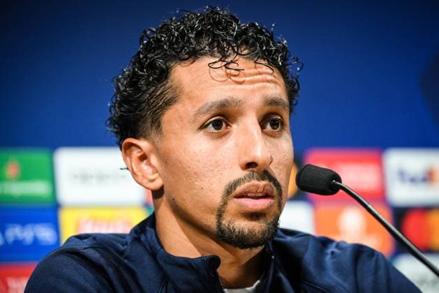 September 18, 2023, Poissy, France, France: MARQUINHOS of PSG during a Paris Saint-Germain press conference, PK, Pressekonferenz at Campus PSG on September 18, 2023 in Poissy near Paris, France. Poissy France - ZUMAm308 20230918_zsp_m308_012 Copyright: xMatthieuxMirvillex
