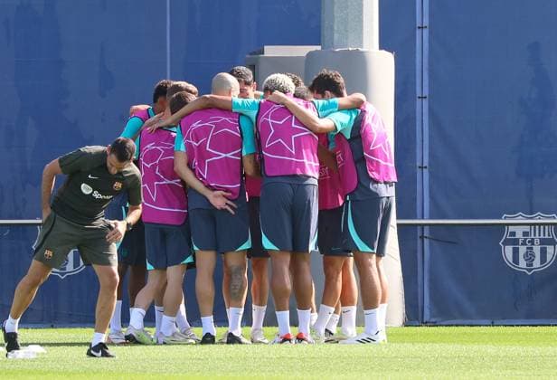 FC Barcelona, Barca Training Before Champions League Match Against Royal Antwerp Training session before the UEFA Champions League match against Royal Antwerp FC, in Barcelona, on 18th Septemnber 2023. Barcelona Barcelona Spain  Copyright: xUrbanandsportx originalFilename:urbanandsport-fcbarcel230918_npIos.jpg