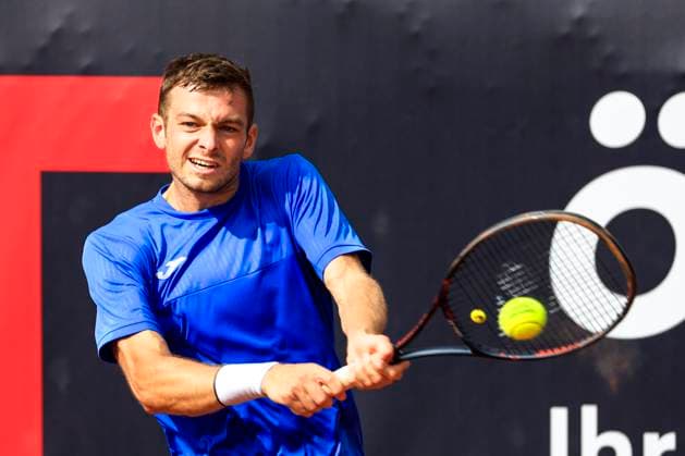 TENNIS - ATP, Tennis Herren Layjet Open BAD WALTERSDORF,AUSTRIA,18.SEP.23 - TENNIS - ATP Challenger Tour, Layjet Open. Image shows Timo Stodder (GER).  GEPAxpictures xMarioxBuehner-Weinrauch