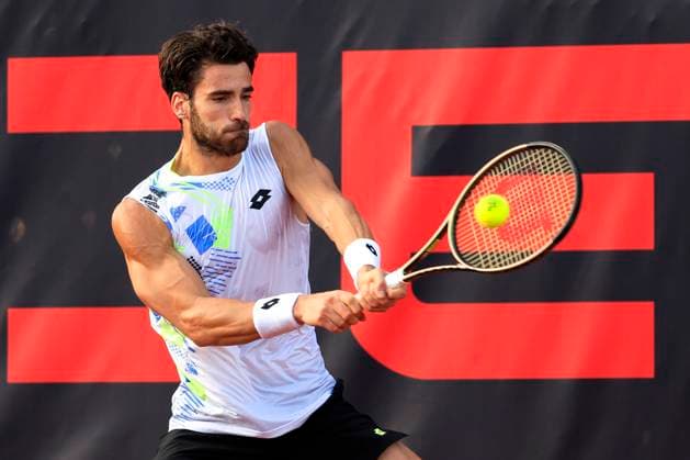 TENNIS - ATP, Tennis Herren Layjet Open BAD WALTERSDORF,AUSTRIA,18.SEP.23 - TENNIS - ATP Challenger Tour, Layjet Open. Image shows Andrea Pellegrino (ITA).  GEPAxpictures xMarioxBuehner-Weinrauch