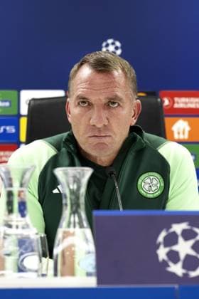 ROTTERDAM - Trainer Brendan Rodgers of the Scottish Celtic FC looks ahead to the first match in the group stage of the Champions League against Feyenoord during a press conference, PK, Pressekonferenz in De Kuip. ANP OLAF KRAAK xVIxANPxSportx xxANPxIVx 478633450 originalFilename: 478633450.jpg