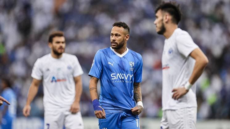 AFC Champions League 2023-24 MD1 Neymar JR of Al-Hilal SFC (KSA) in action against PFC Navbahor (UZB) during their Match Day 1 of the AFC Champions League 2023-24 at the King Fahd International Stadium on September 18, 2023 in Riyadh, Saudi Arabia. Riyadh King Fahd International Stadium Kingdom of Saudi Arabia  Copyright: xStrignerx 2023.09.19_PSI03215_SRA_0000510