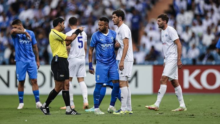 AFC Champions League 2023-24 MD1 Neymar JR of Al-Hilal SFC (KSA) in action against PFC Navbahor (UZB) during their Match Day 1 of the AFC Champions League 2023-24 at the King Fahd International Stadium on September 18, 2023 in Riyadh, Saudi Arabia. Riyadh King Fahd International Stadium Kingdom of Saudi Arabia  Copyright: xStrignerx 2023.09.19_PSI03215_SRA_0000604