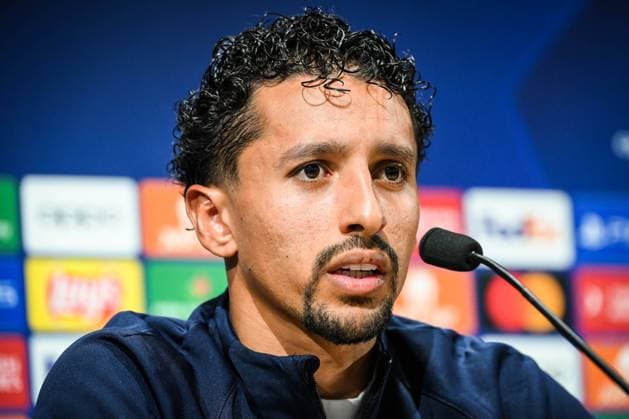 September 18, 2023, Poissy, France, France: MARQUINHOS of PSG during a Paris Saint-Germain press conference, PK, Pressekonferenz at Campus PSG on September 18, 2023 in Poissy near Paris, France. Poissy France - ZUMAm308 20230918_zsp_m308_050 Copyright: xMatthieuxMirvillex