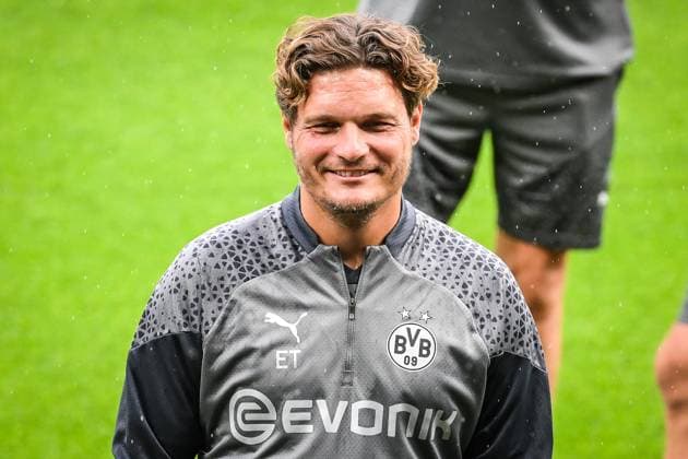 September 18, 2023, Paris, France, France: Edin TERZIC of Borussia Dortmund during a Borussia Dortmund training session at Parc des Princes Stadium on September 18, 2023 in Paris, France. Paris France - ZUMAm308 20230918_zsp_m308_070 Copyright: xMatthieuxMirvillex