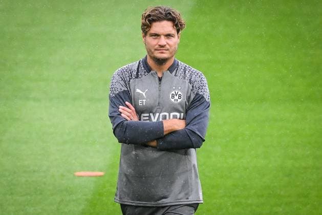 September 18, 2023, Paris, France, France: Edin TERZIC of Borussia Dortmund during a Borussia Dortmund training session at Parc des Princes Stadium on September 18, 2023 in Paris, France. Paris France - ZUMAm308 20230918_zsp_m308_074 Copyright: xMatthieuxMirvillex