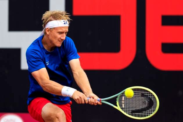TENNIS - ATP, Tennis Herren Layjet Open BAD WALTERSDORF,AUSTRIA,19.SEP.23 - TENNIS - ATP Challenger Tour, Layjet Open. Image shows Zdenek Kolar (CZE).  GEPAxpictures xMarioxBuehner-Weinrauch