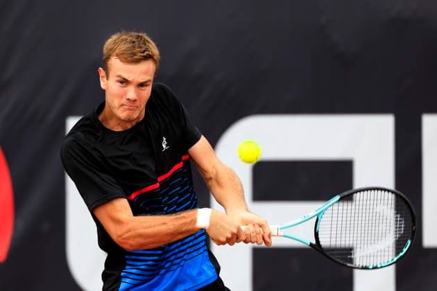 TENNIS - ATP, Tennis Herren Layjet Open BAD WALTERSDORF,AUSTRIA,19.SEP.23 - TENNIS - ATP Challenger Tour, Layjet Open. Image shows Vitaliy Sachko (UKR).  GEPAxpictures xMarioxBuehner-Weinrauch