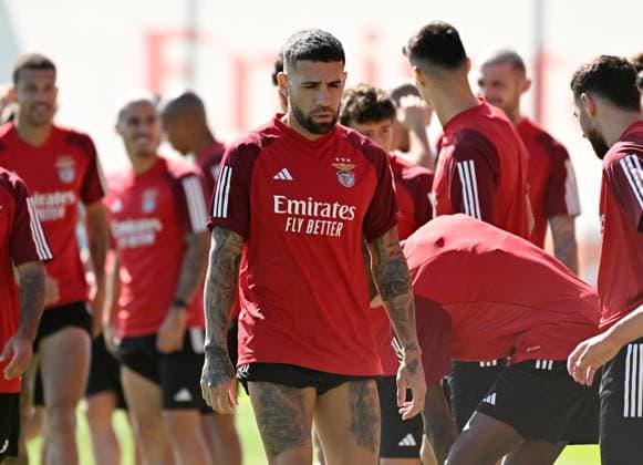SOCCER - UEFA CL, Benfica vs RBS LISBON,PORTUGAL,19.SEP.23 - SOCCER - UEFA Champions League, group stage, SL Benfica vs Red Bull Salzburg, preview, training Benfica. Image shows Nicolas Otamendi (Benfica).  GEPAxpictures xZedxJameson