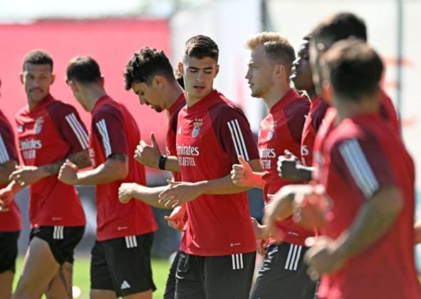SOCCER - UEFA CL, Benfica vs RBS LISBON,PORTUGAL,19.SEP.23 - SOCCER - UEFA Champions League, group stage, SL Benfica vs Red Bull Salzburg, preview, training Benfica. Image shows Antonio Silva (Benfica).  GEPAxpictures xZedxJameson