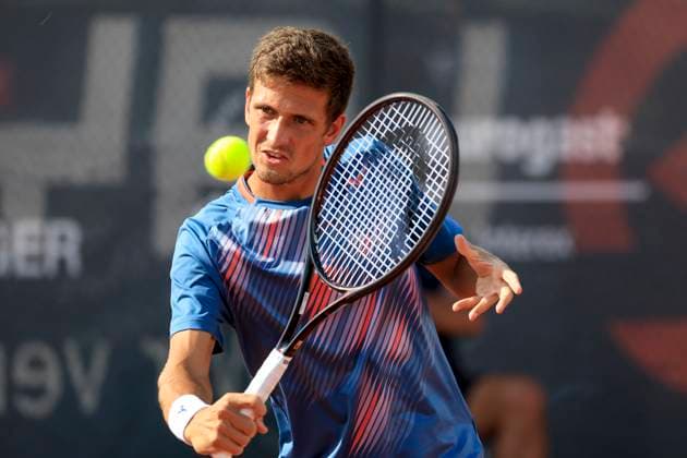 TENNIS - ATP, Tennis Herren Layjet Open BAD WALTERSDORF,AUSTRIA,19.SEP.23 - TENNIS - ATP Challenger Tour, Layjet Open. Image shows Vit Kopriva (CZE).  GEPAxpictures xMarioxBuehner-Weinrauch