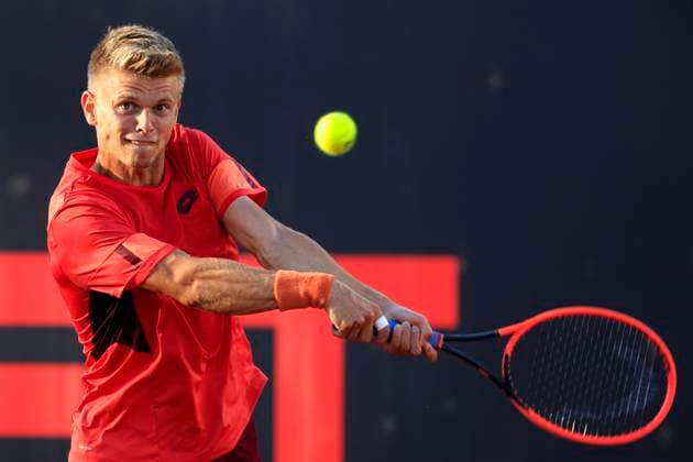TENNIS - ATP, Tennis Herren Layjet Open BAD WALTERSDORF,AUSTRIA,19.SEP.23 - TENNIS - ATP Challenger Tour, Layjet Open. Image shows Marvin Moeller (GER).  GEPAxpictures xMarioxBuehner-Weinrauch