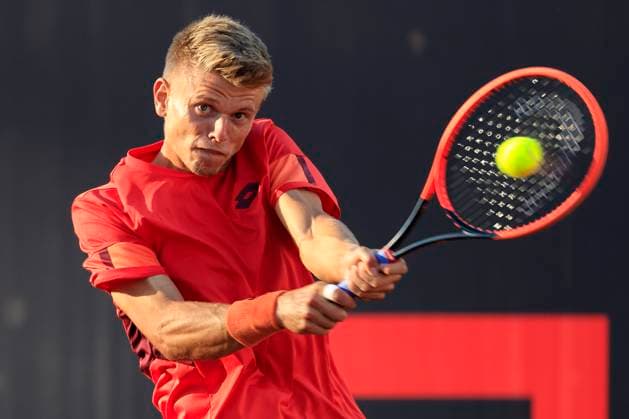 TENNIS - ATP, Tennis Herren Layjet Open BAD WALTERSDORF,AUSTRIA,19.SEP.23 - TENNIS - ATP Challenger Tour, Layjet Open. Image shows Marvin Moeller (GER).  GEPAxpictures xMarioxBuehner-Weinrauch