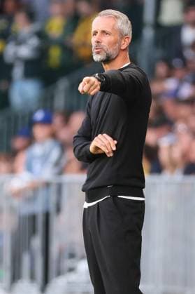 Bern - RB Leipzig Champions League Bern, 19.09.2023, Wankdorf Stadion, Fussball , UEFA Champions League, Gruppe G , 1. Spieltag, Young Boys Bern vs. RB Leipzig , Im Bild: Trainer Marco Rose (RB Leipzig) . , Foto nur zur redaktionellen Nutzung bestimmt! . , UEFA regulations prohibit any use of photographs as image sequences and or quasi-video ,