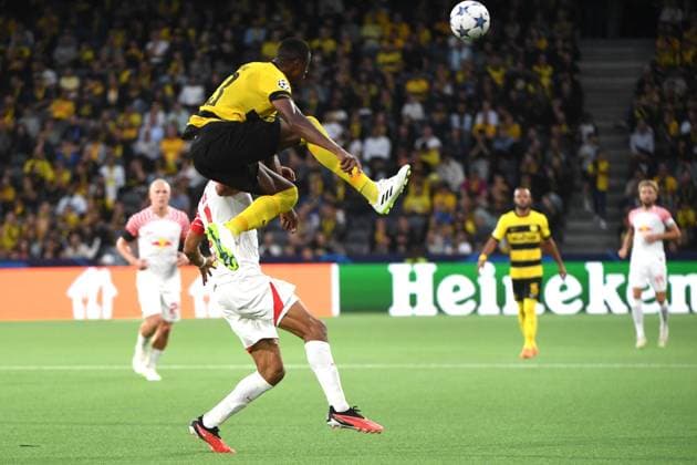 19.09.2023, Bern, Wankdorf, UEFA Champions League: Young Boys - Leipzig, 13 Mohamed Ali Camara (Young Boys). Bern Wankdorf Bern Switzerland Copyright: xJustPictures.ch ManuelxWinterbergerx jp-de-MaWi-19.09.23_MWI_7256