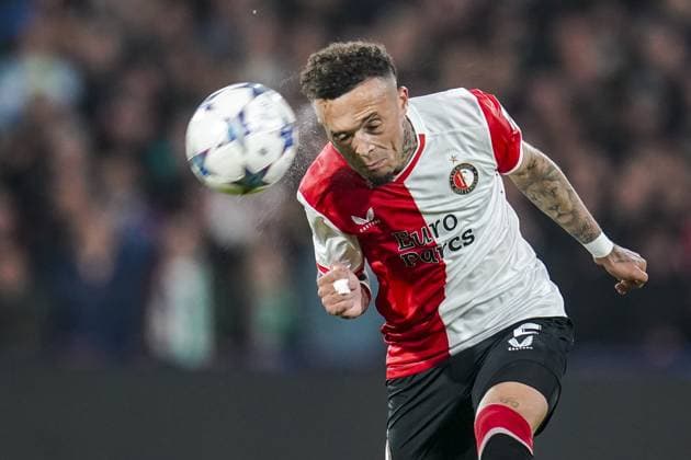 ROTTERDAM, 19Ã09-2023, Stadium Feijenoord De Kuip , Champions League , season 2023 2024, Feyenoord - Celtic , Feyenoord player Quilindschy Hartman Feyenoord - Celtic  x22411373x Copyright: