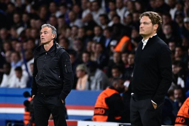 Luis Enrique ( entraineur PSG ) - FOOTBALL : Paris Saint Germain vs Borussia Dortmund - Ligue des Champions - 19 09 2023 FedericoPestellini Panoramic 