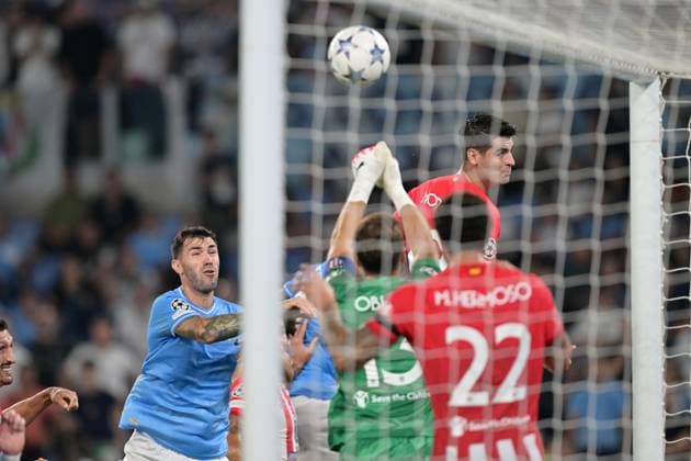 Foto Alfredo Falcone LaPresse 19 Settembre 2023 - Roma, Italia - calcio - Lazio vs Atletico Madrid - Champions League 20223 2024 - Fase a gironi Gruppo E - Stadio Olimpico. Nella foto: Alessio Romagnoli (SS Lazio) Foto Alfredo Falcone LaPresse SEPTEMBER 19, 2023 Rome, Italy - sport, soccer - Lazio vs Club Atl& xe9;tico de Madrid - Champions League 20223 2024 - Group Stage Group E - Olimpic Stadium. In the pic: Alessio Romagnoli (SS Lazio)  Copyright: xAlfredoxFalcone LaPressex