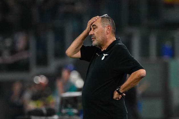 UEFA Champions League football match - SS Lazio vs Club Atletico De Madrid Maurizio Sarri coach (SS Lazio); during the UEFA Champions League 2023-2024 football match between SS Lazio and Atletico Madrid at the Olympic Stadium in Rome on September 19, 2023. Rome Italy  Copyright: xIPAxSport ABACAx BRIPASport20230919_247 IPAxSport ABACAx BRIPASport20230919_247