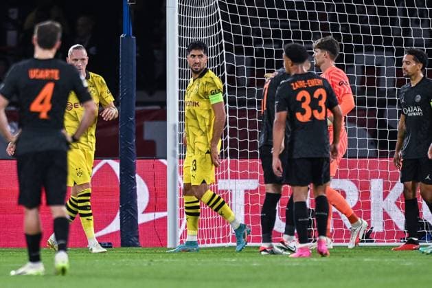 19.09.2023, Fussball, Champions League, 1. Spieltag, Saison 2023 2024, Paris St. Germain - Borussia Dortmund, Emre Can (Borussia Dortmund), xRHR-FOTO TKx Copyright: RHR-FOTOx RHR-FOTO TK