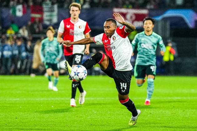 UEFA Champions League: Feyenoord v Celtic Rotterdam - Igor Paixao of Feyenoord during the 1st leg of the UEFA Champions League between Feyenoord v Celtic at Stadion Feijenoord De Kuip on 19 September 2023 in Rotterdam, The Netherlands. Copyright: xYannickxVerhoevenx