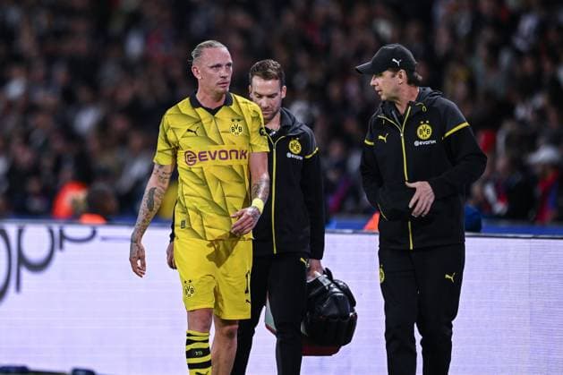 19.09.2023, Fussball, Champions League, 1. Spieltag, Saison 2023 2024, Paris St. Germain - Borussia Dortmund, Marius Wolf (Borussia Dortmund) muss ausgewechselt werden. xRHR-FOTO TKx Copyright: RHR-FOTOx RHR-FOTO TK