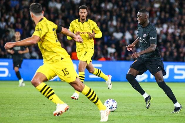 Paris Saint-Germain v Borussia Dortmund: Group F - UEFA Champions League 2023 24 Kolo Muani Randal of Paris St Germain During the UEFA Champions League match between Paris St Germain and Borussia Dortmund, in Paris, France, on September 19, 2023. Paris France  Copyright: xIbrahimxEzzatx originalFilename:ezzat-parisstg230919_np7Fz.jpg