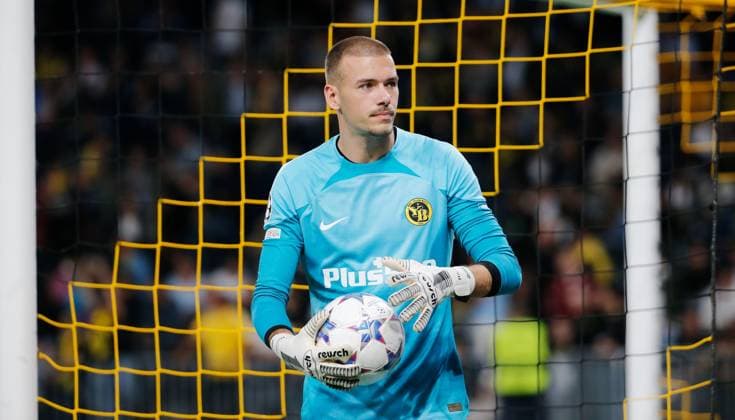 Young Boys - RB Leipzig Torwart Anthony Racioppi (Young Boys) 19.09. 2023 Wankdorf Stadion Bern , SCHWEIZ , Herren Fussball UEFA Champions League Gruppenphase BSC Young Boys Bern - RB Leipzig Torwart Anthony Racioppi (Young Boys)