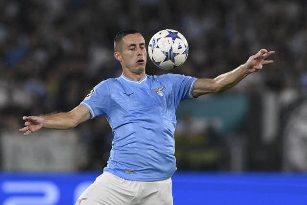 UEFA Champions League football match - SS Lazio vs Club Atletico De Madrid Adam Marusic of S.S. Lazio during the 1st day of the UEFA Champions League Group E between S.S. Lazio - Club Atletico De Madrid on September 19, 2023 at the Olympic Stadium in Rome, Italy. Rome Italy  Copyright: xIPAxSport ABACAx BRIPASport20230920_048 IPAxSport ABACAx BRIPASport20230920_048