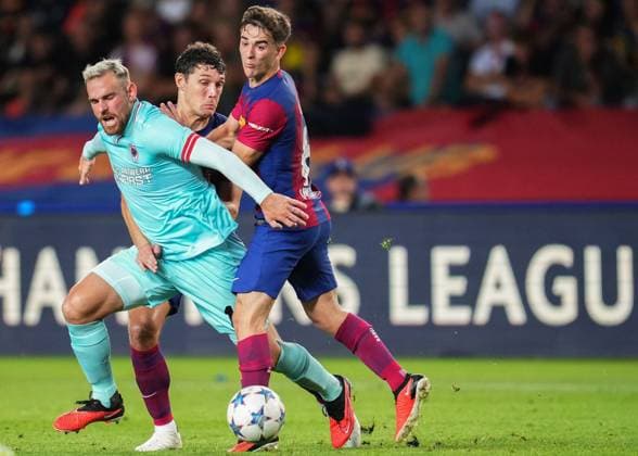 Editorial use only FC Barcelona, Barca v Royal Antwerp FC, UEFA Champions League match, Group H, date 1. Football, Lluis Companys Stadium, Barcelona, Spain - 19 Sept 2023 Editorial use only  Copyright: xBaguxBlanco Shutterstockx 14110000z
