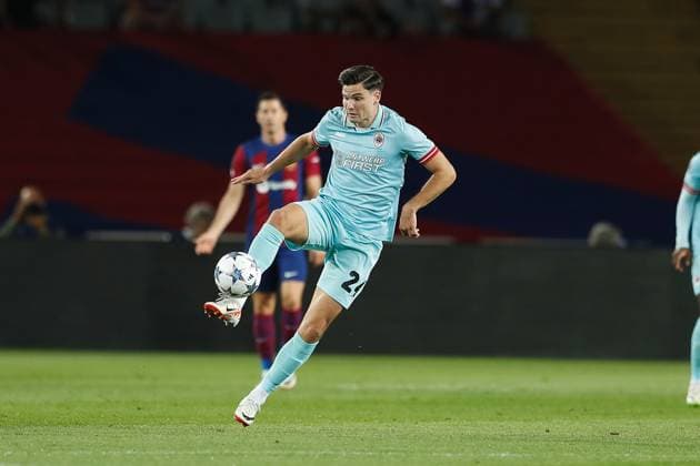 Jurgen Ekkelenkamp (Antwerp), SEPTEMBER 19, 2023 - Football Soccer : UEFA Champions League Group stage Group H match between FC Barcelona, Barca 5-0 Royal Antwerp FC at the Estadi Olimpic Lluis Companys in Barcelona, Spain. Noxthirdxpartyxsales  (229813142)