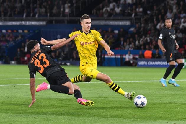 Champions League - PSG v Borussia Dortmund Warren Zaire Emery during the UEFA Champions League 1st round Group F football match between Paris Saint-Germain (PSG) and Borussia Dortmund (BVB) at the Parc des Princes stadium in Paris, France on September 19, 2023. Photo by Lionel UrmanABACAPRESS.COM Paris France  Copyright: xUrmanxLionel ABACAx 868345_011 UrmanxLionel ABACAx 868345_011