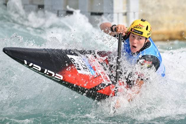Bilder des Jahres 2023, Sport 09 September Sport Themen der Woche KW38 Sport Bilder des Tages Tereza Fiserova competing in Women™s Canoe Heats Run 1 during the ICF Canoe Slalom World Championships at Lee Valley White Water Centre, London, United Kingdom on 20 September 2023. Copyright: xPhilxHutchinsonx 38390093
