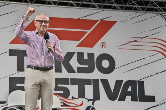 Formula 1 President and CEO, Stefano Domenicali attends an event for F1 Japan Grand Prix Formula 1 Tokyo Festival 2023 at Kabuki-cho, Shinjuku in Tokyo, Japan on Wednesday, September 20, 2023.  TKP2023092009 KEIZOxMORI