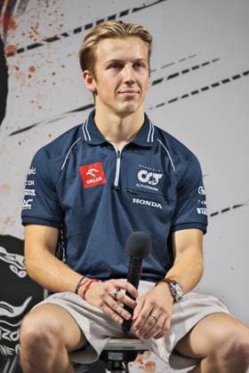 F1 driver Liam Lawson attends an event for F1 Japan Grand Prix Formula 1 Tokyo Festival 2023 at Kabuki-cho, Shinjuku in Tokyo, Japan on Wednesday, September 20, 2023.  TKP2023092016 KEIZOxMORI