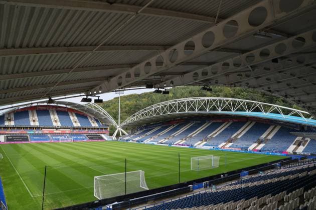 Sky Bet Championship Huddersfield Town v Stoke City A general view inside of John Smith s Stadium, home of Huddersfield Town ahead of the Sky Bet Championship match Huddersfield Town vs Stoke City at John Smith s Stadium, Huddersfield, United Kingdom, 20th September 2023 (Photo by Gareth Evans News Images) Huddersfield John Smith s Stadium West Yorkshire United Kingdom Copyright: xGarethxEvans NewsxImagesx