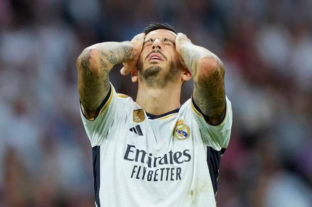 ESP: Real Madrid v Union Berlin. UEFA Champions League match, Group C, date 1 Jose Luis Mato, Joselu of Real Madrid CF reacts during the UEFA Champions League match, Group C, between Real Madrid and Union Berlin played at Santiago Bernabeu Stadium on September 20, 2023 in Madrid, Spain. kpng Copyright: xCesarxCebollax xPRESSINPHOTOx PS_230920_1184