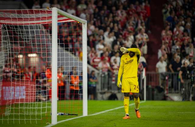 Munic, Germany. 20th Sep 2023. Torwart Andre Onana (ManU) FC Bayern München - Manchester United, ManU 20.09.2023