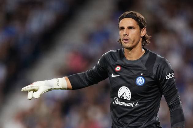 September 20, 2023: Yann Sommer of FC Internazionale reacts during the UEFA Champions League match between Real Sociedad and FC Internazionale at Reale Arena on September 20, 2023, in San Sebastian, Spain. - ZUMAa181 20230920_zaa_a181_168 Copyright: xRicardoxLarreinax