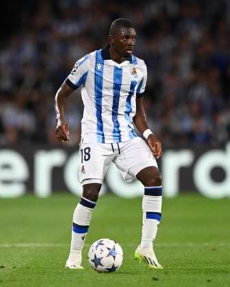 ESP: Real Sociedad v Inter Milan. UEFA Champions League match, Group D, date 1 Hamari Traore of Real Sociedadduring the UEFA Champions League match, Group D, between Real Sociedad and Inter Milan played at Reale Arena Stadium on September 20, 2023 in San Sebastian Spain. kpng Copyright: xCesarxOrtizx xPRESSINPHOTOx PS_230920_1230