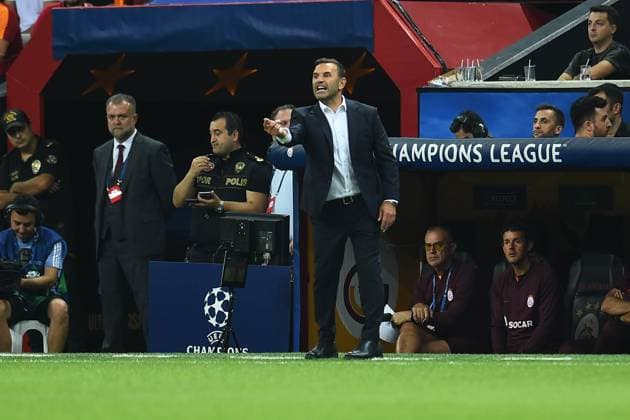 Coach Okan Buruk of Galatasaray during the UEFA Champions League match between Galatasaray and F.C. Copenhagen at Ali Sami Yen Sports Complex Rams Park Arena on September 20, 2023 in Istanbul, Turkey. Istanbul Turkey Copyright: xSeskimPhotox Gsaray-Copenhagen-20923 (188)
