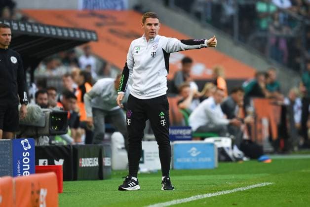 Co Trainer Anthony Barry (FC Bayern Muenchen) 02.09.2023, Fussball GER, Saison 2023 2024, 1. Bundesliga, 3. Spieltag, Borussia Mönchengladbach - FC Bayern München 1:2 Moenchengladbach Borussia Park Nordrhein Westfalen Deutschland