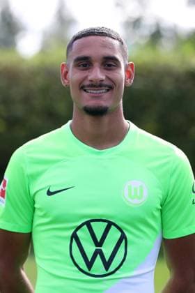 VfL Wolfsburg Wolfsburg, 20.09.2023, FUßBALL - VfL Wolfsburg, 1. Bundesliga, Saison 2023 24. Fototermin, Maxence Lacroix (VfL Wolfsburg) Wolfsburg